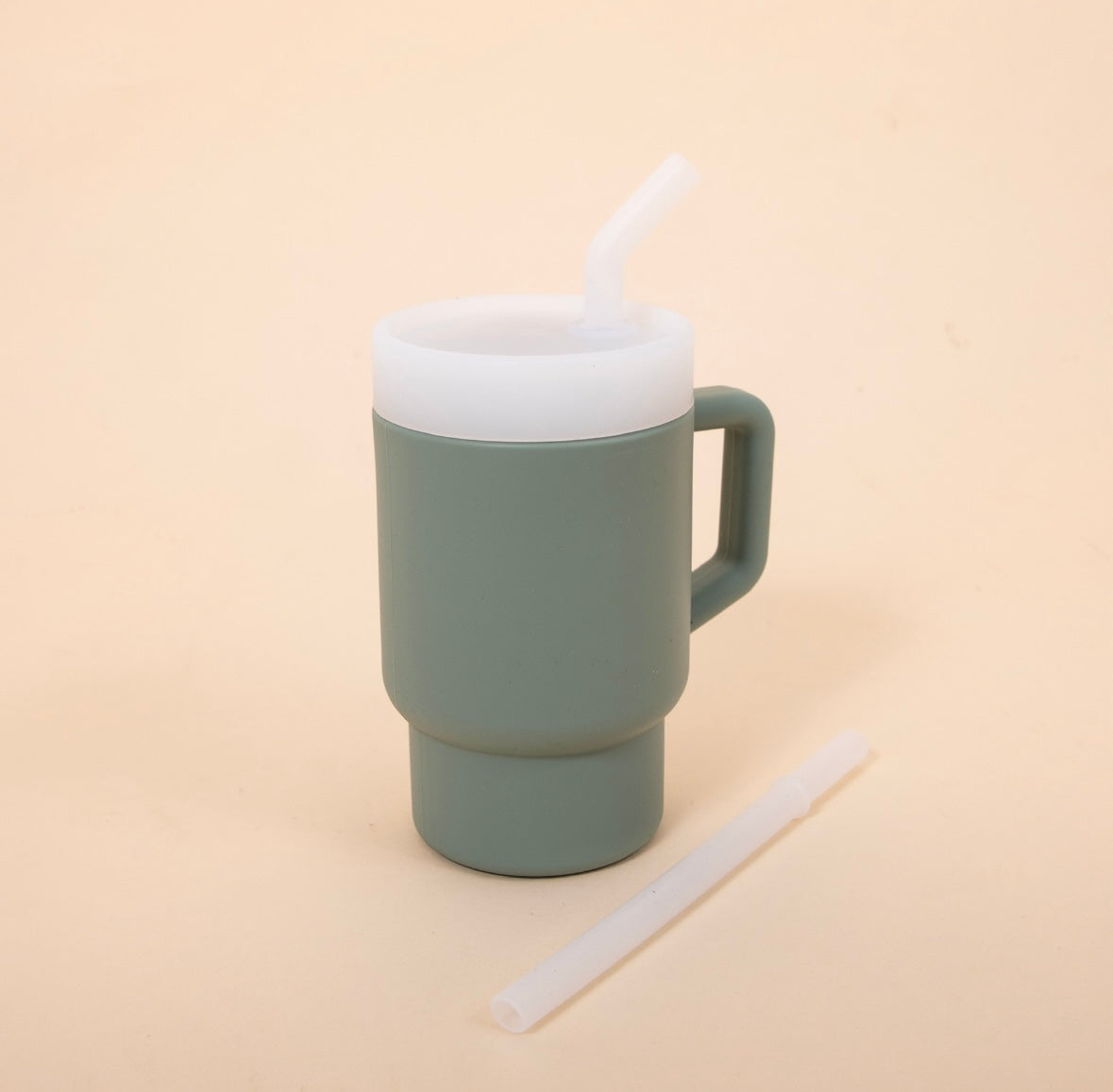 Tippy tot silicone cup - Sage green