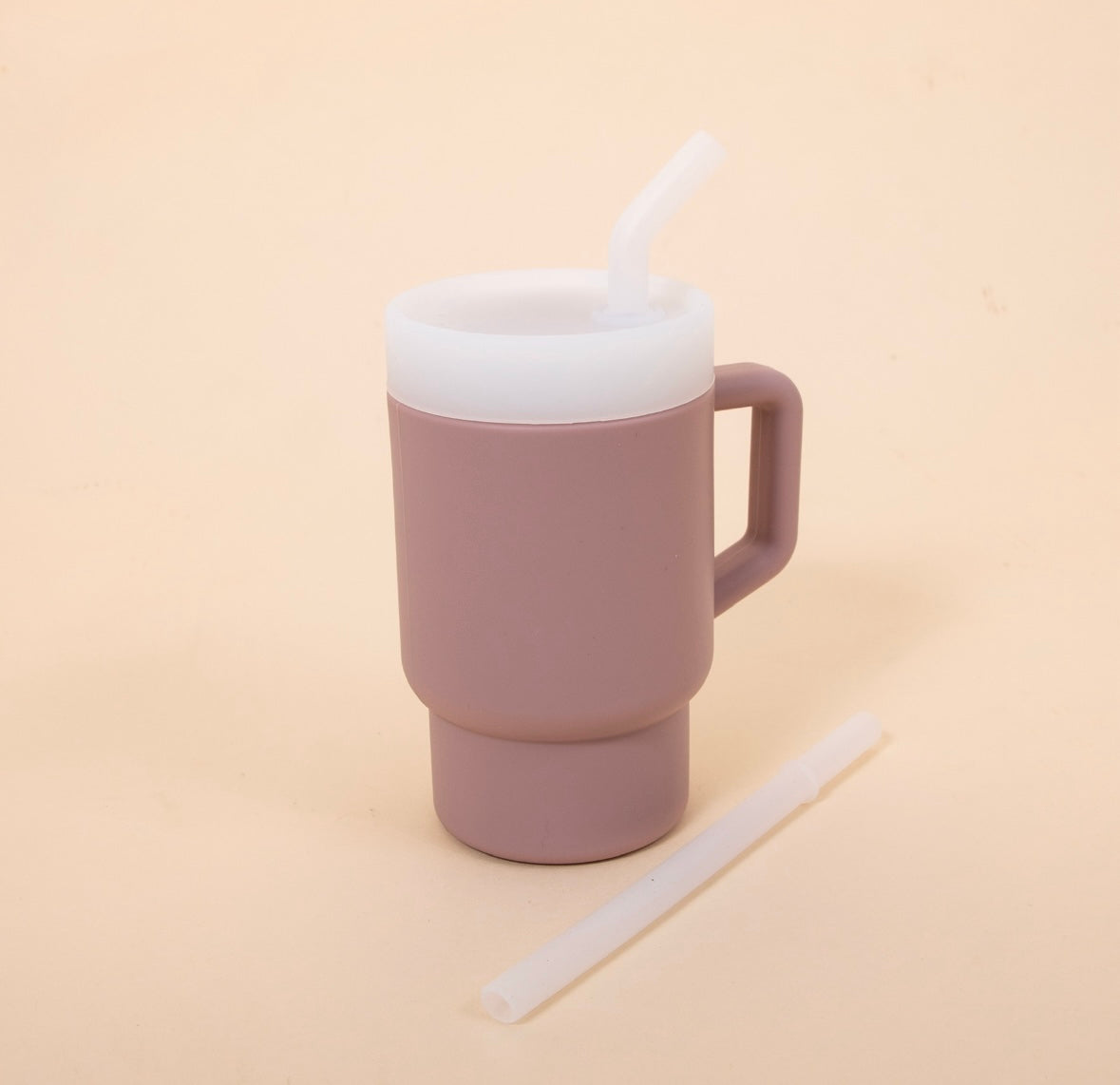 Tippy tot silicone cup - dusty pink